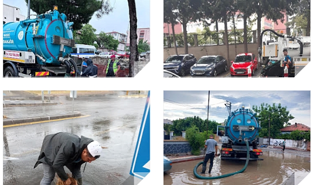 MASKİ'den Şiddetli Yağışa Hızlı Müdahale
