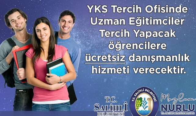 SALİHLİ BELEDİYESİ'NDEN ÜNİVERSİTE ADAYLARINA YKS TERCİH DANIŞMANLIĞI