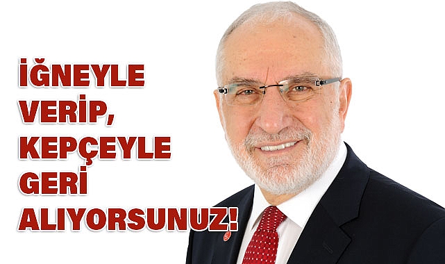 Samsun Milletvekili Karaman: İğneyle Verip, Kazanla Geri Alıyorsunuz!
