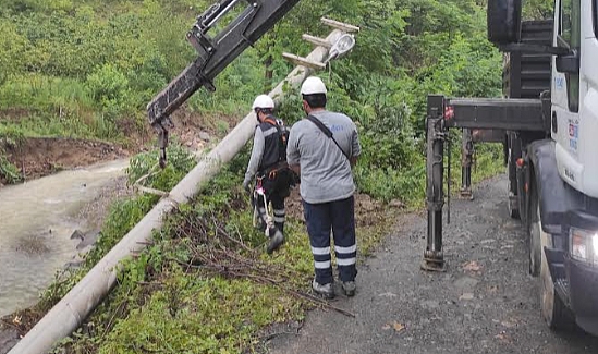 Samsun ve Ordu’da Sel Kaynaklı Enerji Kesintileri Giderildi