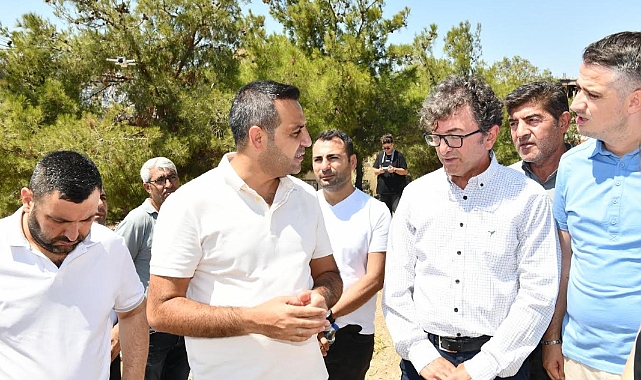 Başkan Yıldız'dan Yangın Bölgesinde İnceleme