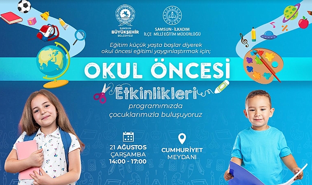 Büyükşehir’den Okul Öncesi Etkinlikleri
