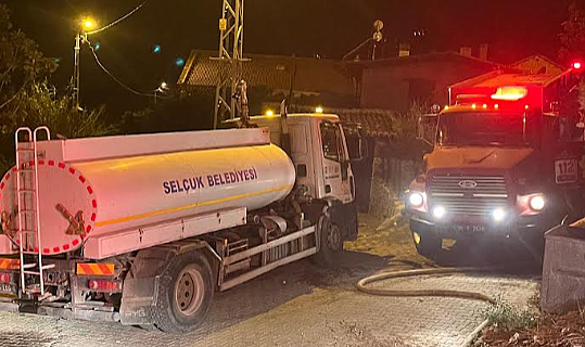 Efes Selçuk Belediyesi'nden Yangın Bölgesine Destek