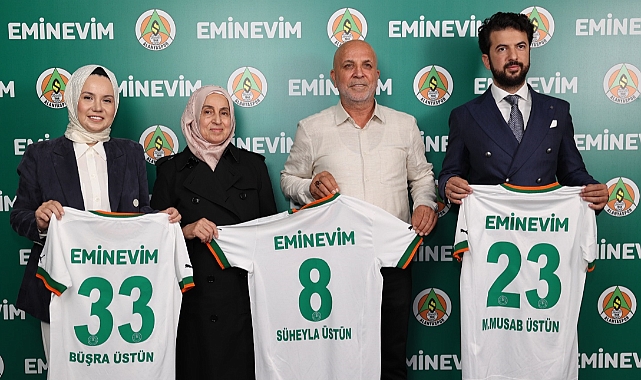 Eminevim, Alanyaspor’un Forma Sırt Sponsoru Oldu