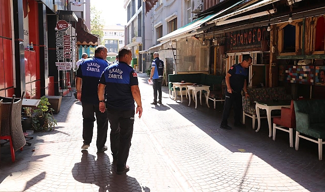 İlkadım Zabıtasından İşgal Sınır Çizgisi Denetimi