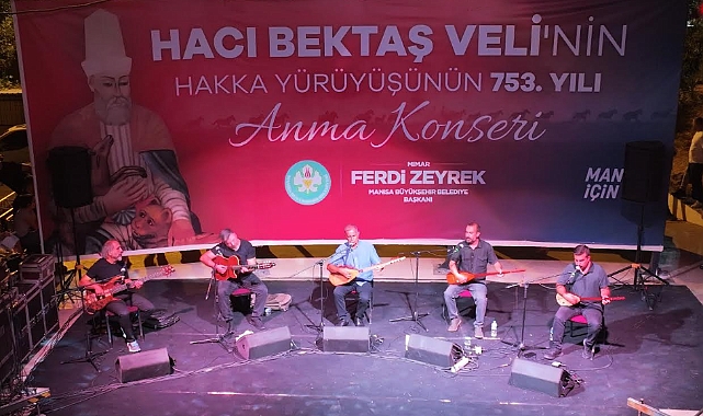 Manisa Büyükşehir Belediyesi’nden Hacı Bektaş Veli’yi Anma Programı
