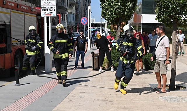 MASKİ'den Gerçeği Aratmayan Yangın Tatbikatı