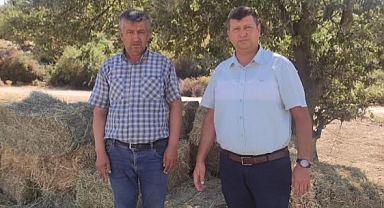 Salihli Belediyesi’nden Yangın Mağduru Vatandaşlara Yonca ve Kaba Yem Desteği