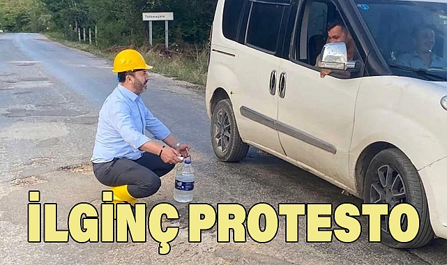 YRP İl Başkanı Sadettin Baskın'dan İlginç Protesto