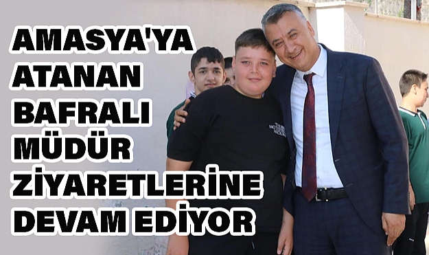 Amasya'ya Atanan Katipoğlu, Yeşilırmak Ortaokulu'nu Ziyaret Etti