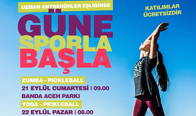 Atakum Belediyesi'nden 'Güne Sporla Başla' Etkinliği