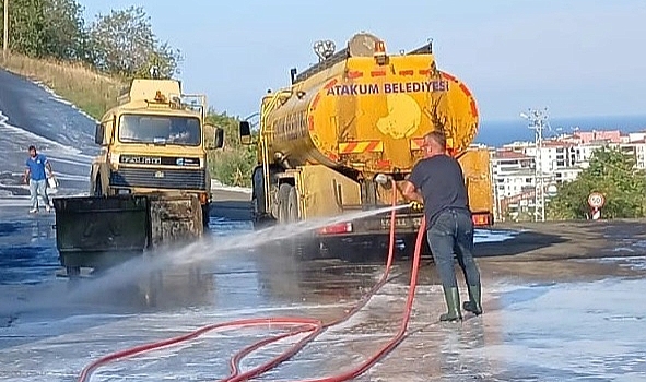 Atakum Belediyesi'nden Temizlik Seferberliği: Kent Pırıl Pırıl Hale Geliyor