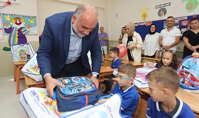 Canik'te İlkokul Birinci Sınıf Öğrencilerine Büyük Jest