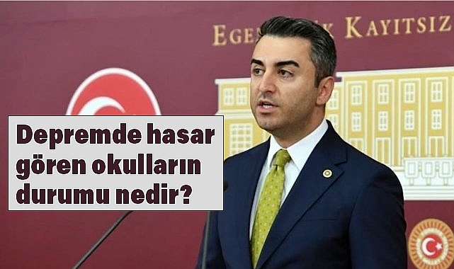 Cem Avşar Deprem Bölgesindeki Eğitim Sorunlarını Meclise Taşıdı