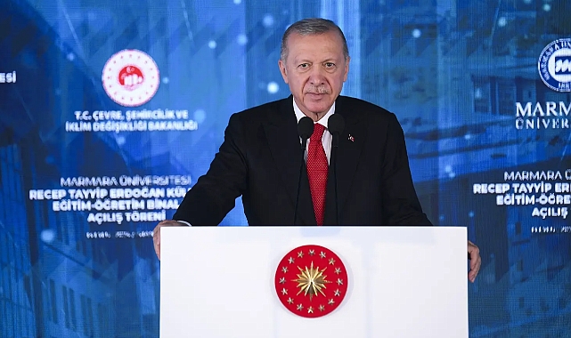 Erdoğan, Marmara Üniversitesi Recep Tayyip Erdoğan Külliyesi'nin Açılışını Gerçekleştirdi