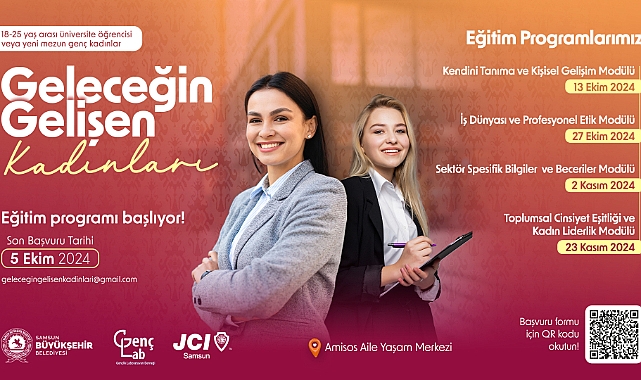 Geleceğin gelişen kadınları eğitim programı başlıyor