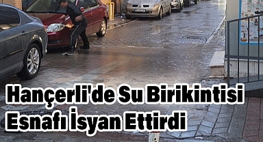 İlkadım Hançerli'de Su Birikintisi Esnafı İsyan Ettirdi: Vatandaşlar Çözüm Bekliyor