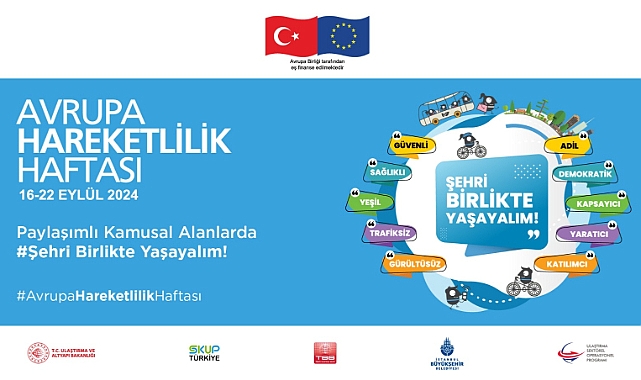 İstanbul, Avrupa Hareketlilik Haftası’na Hazır