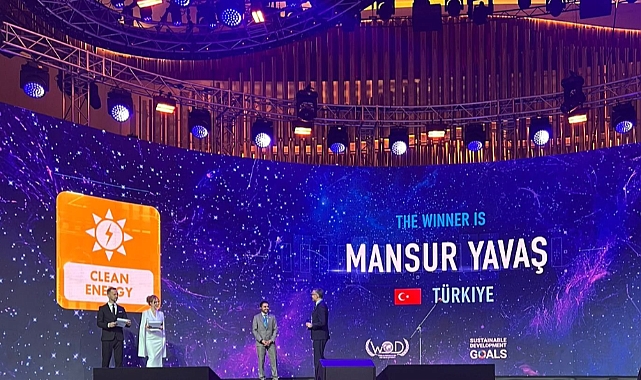 Mansur Yavaş, 'Yeşil Enerji Ödülü'nü Aldı