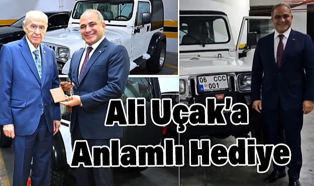 MHP Lideri Bahçeli’den Ali Uçak’a Anlamlı Hediye