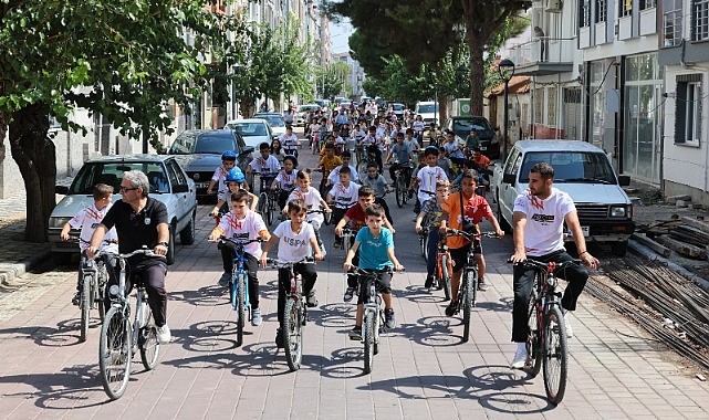 Saruhanlı’da Bisiklet Turu Düzenlendi