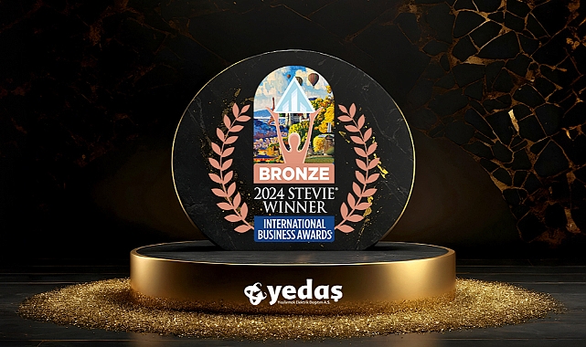 YEDAŞ, 2024 International Business Stevie Awards'ta Bronz Stevie Ödülü Kazandı