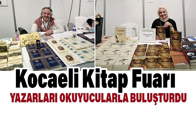Amine Çalışkan ve Serkan Fırat Kocaeli Kitap Fuarı'nda Okuyucularıyla Buluştu
