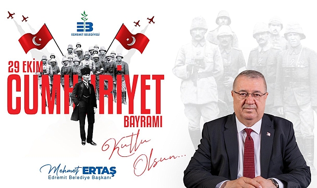 Edremit'te Cumhuriyetin 101. yılı coşkuyla kutlanacak