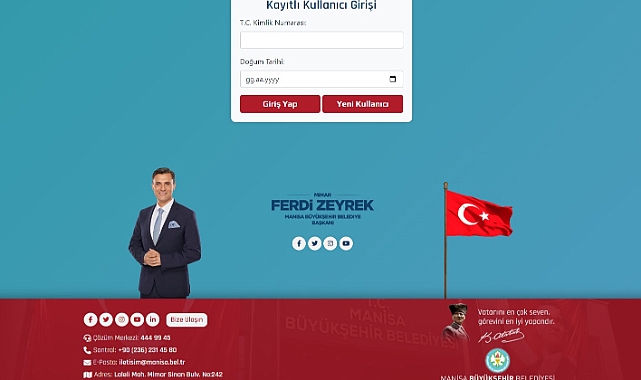 Manisa Büyükşehir Belediyesi’nden Vatandaşlara E-Belediye Kolaylığı