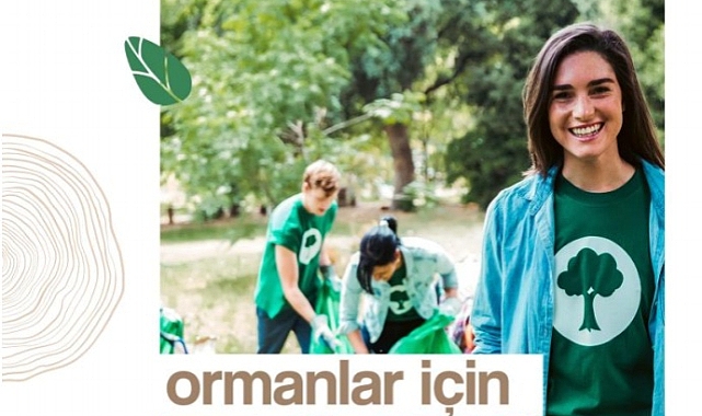 Manisa'da Orman Temizliği İçin Gençler El Ele Veriyor
