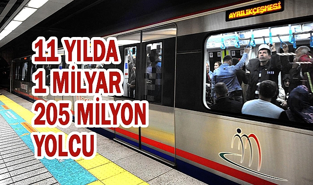 Marmaray 11 Yaşında: 1 Milyar 205 Milyon Yolcuya Hizmet Verdi