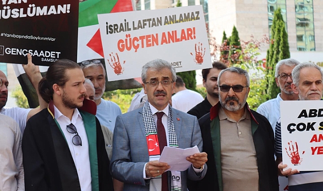 Saadet Partisi Samsun’da İsrail’e Karşı Meydanlara İniyor