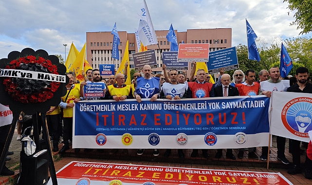 Samsun’daki Eğitim Sendikalarından Öğretmenlik Meslek Kanunu'na İtiraz