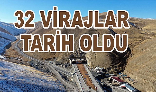 32 virajlar tarih oldu: Güzeldere Tüneli hizmete açıldı
