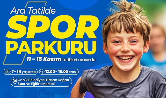Canik'te Ara Tatil Heyecanı: Spor Parkuru Etkinliği Başlıyor