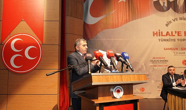 MHP'nin 'Bir ve Birlikte Hilal'e Doğru Türkiye Toplantıları' Samsun'da Gerçekleşti