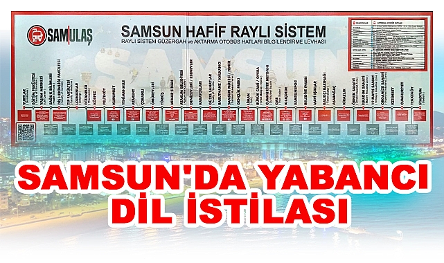 Samsun'daki Yabancı Dil İstilası