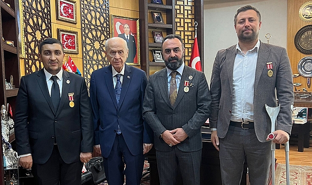 Türkiye Gaziler ve Şehit Aileleri Vakfı’ndan Bahçeli’ye Ziyaret