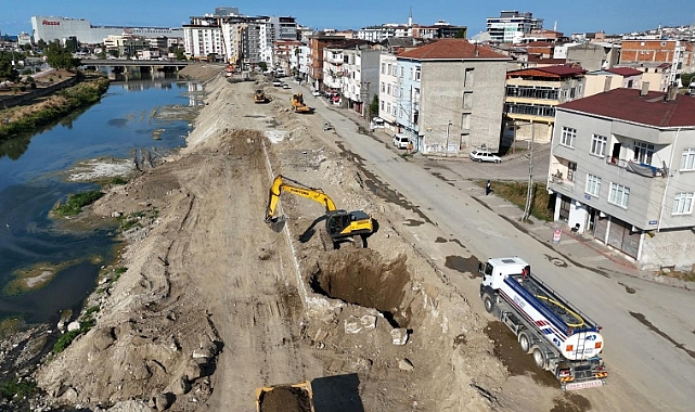 Canik’e Yeni Gerdanlık: Mert Irmağı Islahı Devam Ediyor