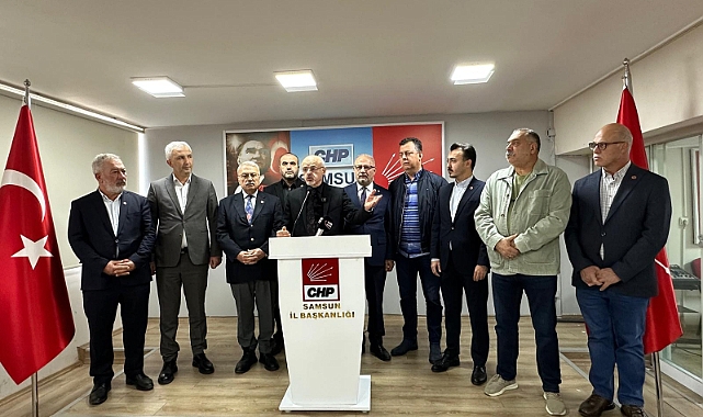 CHP Samsun İl Başkanı Mehmet Özdağ’dan Basın Açıklaması