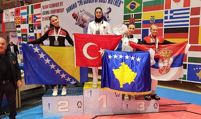 DEÜ’lü Tekvandocu Hayrunnisa İzmir Balkan Şampiyonu Oldu!