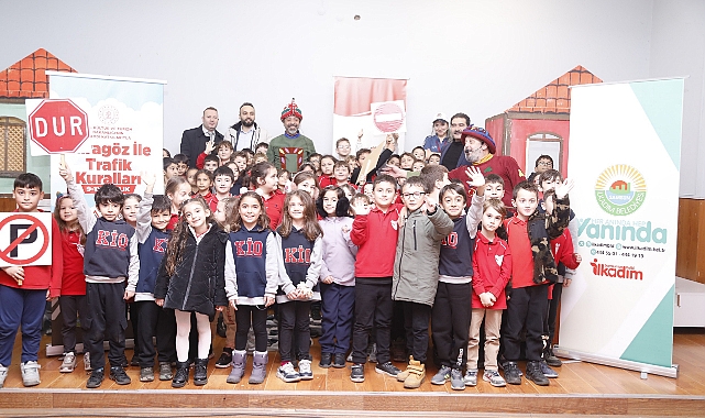 İlkadım'da Karagöz ve Hacivat İle Eğlenceli Trafik Eğitimi