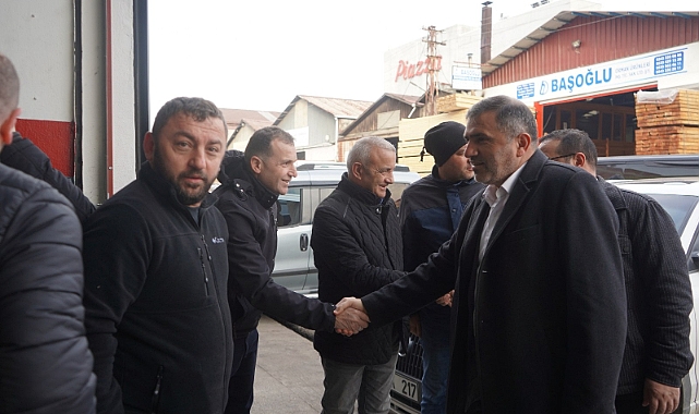 MHP Canik’te Esnafla Kahvaltıda Buluştu