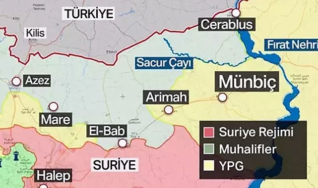Münbiç’te Suriye Milli Ordusu ilerliyor