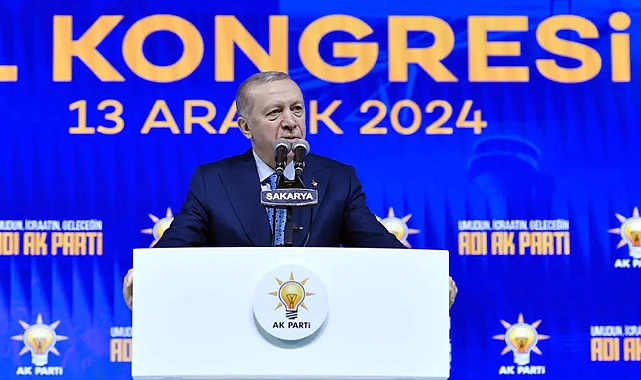 Sakarya 8. Olağan İl Kongresi’nde Erdoğan’dan Birlik Mesajı