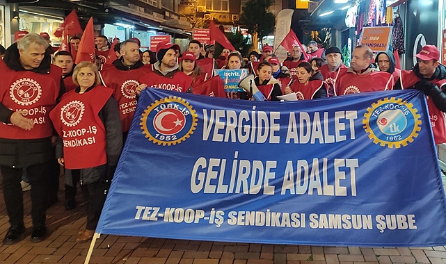 Tez-Koop-İş Sendikası Basın Açıklaması: Geçinemiyoruz!