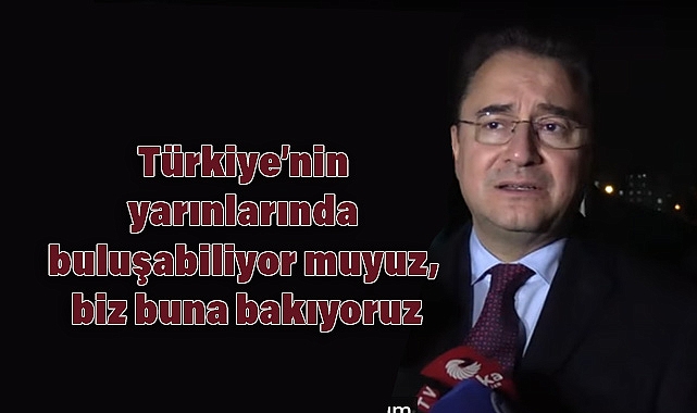DEVA Partisi Genel Başkanı Ali Babacan’ın Diyarbakır’daki Açıklamaları