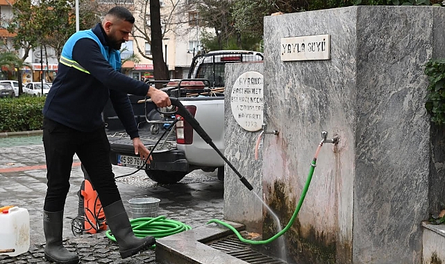 Manisa’da Hayrat Çeşmeleri Yenileniyor: Hem Hijyen Hem Tarihi Miras Korunuyor
