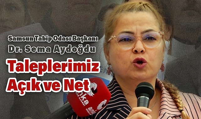 Samsun Tabip Odası'ndan Sağlık Emekçileri: 'Haklıyız, Kararlıyız!'