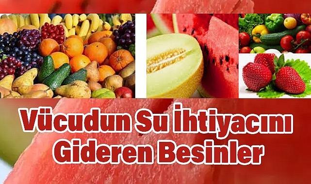 Vücudun Su İhtiyacını Gideren Besinler